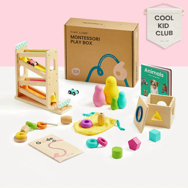 Tiny Land® Montessori Toys for Toddlers - Educational nursery decor for 16-18 months, promoting learning through play.
