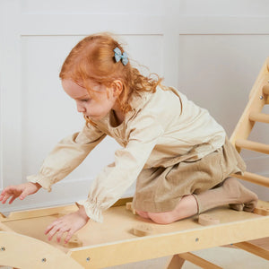 Tiny Land 7-in-1 Montessori Climbing Set with Thick Play Cushion