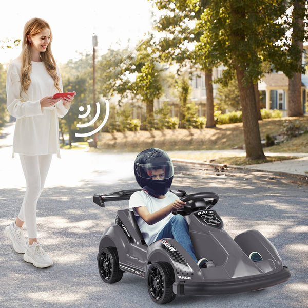 6V Kids Ride On Go Cart with Remote Control and Safety Belt