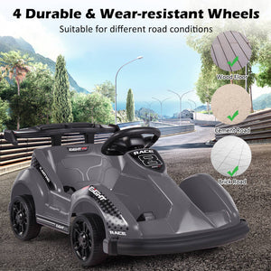 6V Kids Ride On Go Cart with Remote Control and Safety Belt