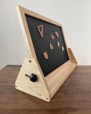 Wooden Tabletop Easel | 3-in-1 Magnetic Art Station