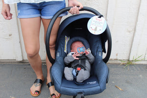 Woodlands No Touching My Newborn Car Seat Sign Tag