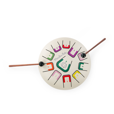 "After the Rain tongue drum for babies - soothing musical toy for early development and sensory play."