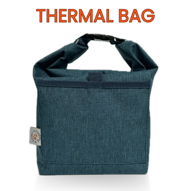 Thermal bag for easy on-the-go snack storage for babies and toddlers.