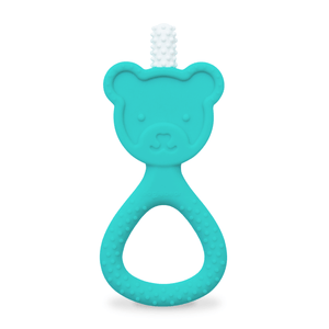 oogiebear baby 360° Teether bear head food-grade silicone