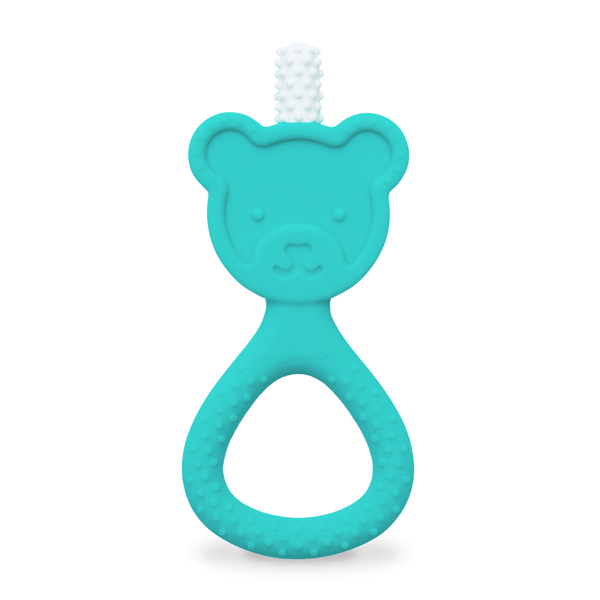 oogiebear baby 360° Teether bear head food-grade silicone