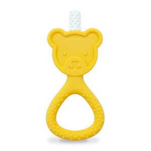 Oogiebear 360° teether in vibrant colors, perfect for soothing baby's gums and promoting healthy teething.