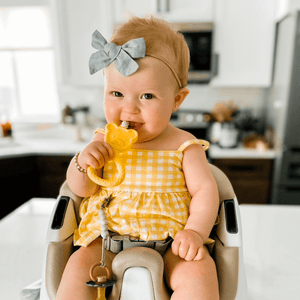 Oogiebear 360° teether in angle 2 view, designed for soothing baby's gums and promoting healthy oral development.
