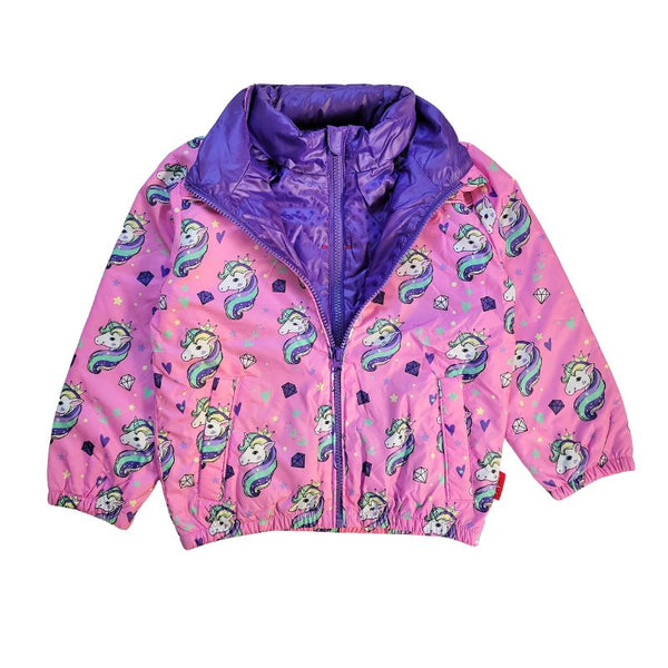 Car Seat Coat | The Road Coat Transition - Unicorn Print