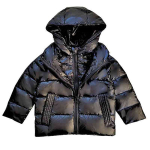 Car Seat Coat | The Road Coat Down - Black
