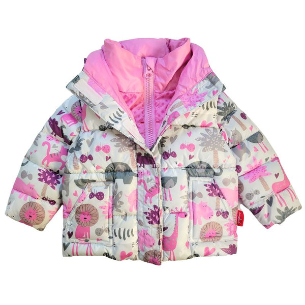 Car Seat Coat | The Road Coat Vegan - Safari Print