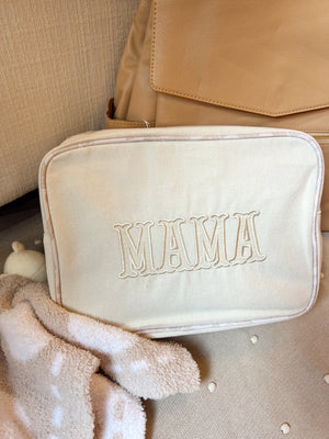Mama XL canvas travel bag in angle 9 view, perfect for stylish and practical baby essentials on the go.