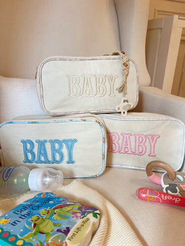 KenzKustomz Baby Large Canvas Travel Bag 10 x 3 x 5.5 3 Colorways