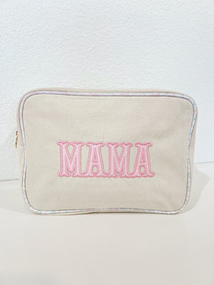 Mama XL canvas travel bag at angle 5, perfect for stylish and practical baby essentials on the go.