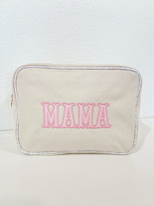 Mama XL canvas travel bag at angle 5, perfect for stylish and practical baby essentials on the go.
