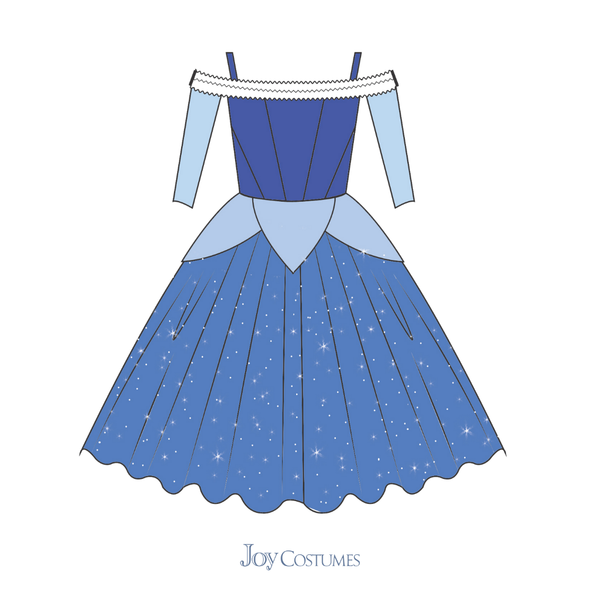 The Blue Sleeping Princess Dress