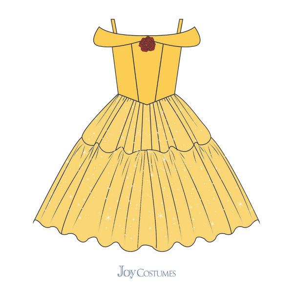 The Enchanted Rose Princess Dress