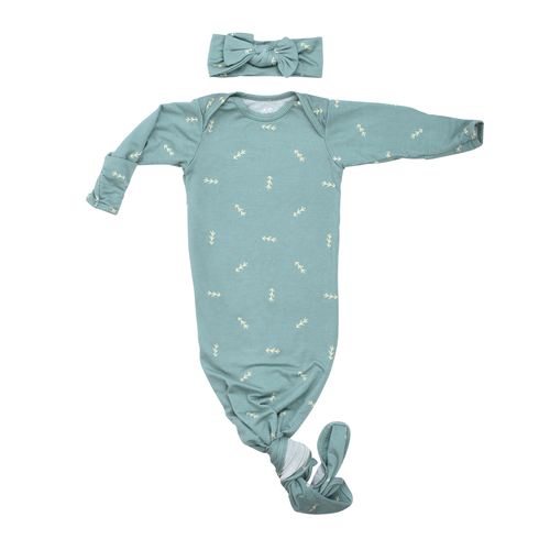 Arrow Knotted Newborn Gown