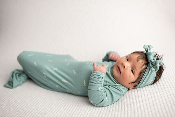 Arrow Knotted Newborn Gown