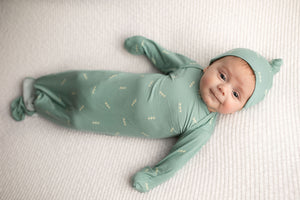 Arrow Knotted Newborn Gown