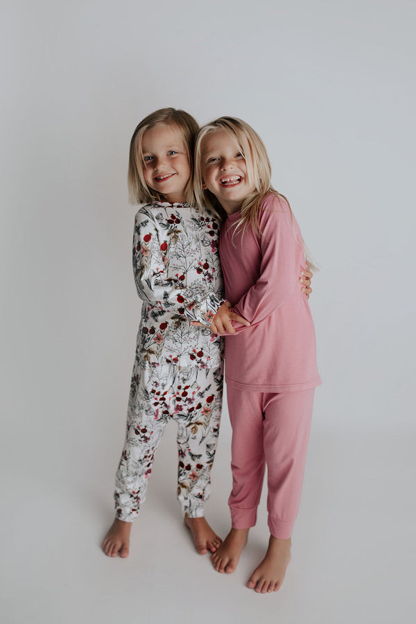 Floral Girls Kids Pajamas