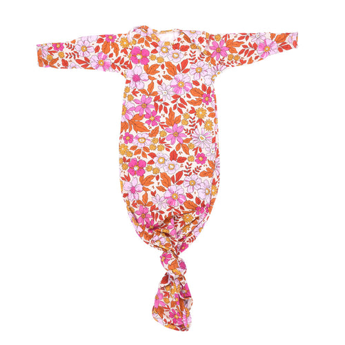 Wild Child Knotted Newborn Baby Gown