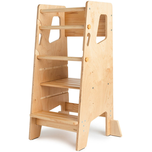 Montessori Toddler Tower Adjustable Kitchen Stool Helper