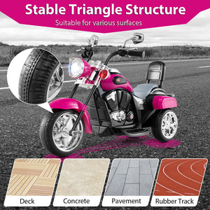 6V 3 Wheel Kids Motorcycle - Rechargeable for Kids - Electric Motorcycle