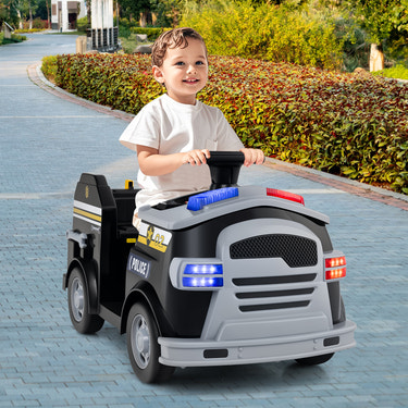 12V toddler fire toy car with shovel and wrench, perfect for ages 37-95 months, fun and engaging playtime experience.