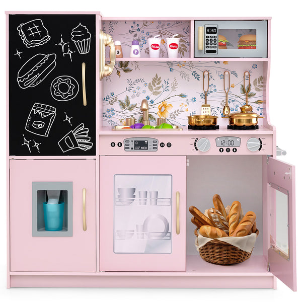 Toddler Pretend Play Kitchen for Boys and Girls 3-6 Years Old