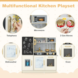 Toddler Pretend Play Kitchen for Boys and Girls 3-6 Years Old