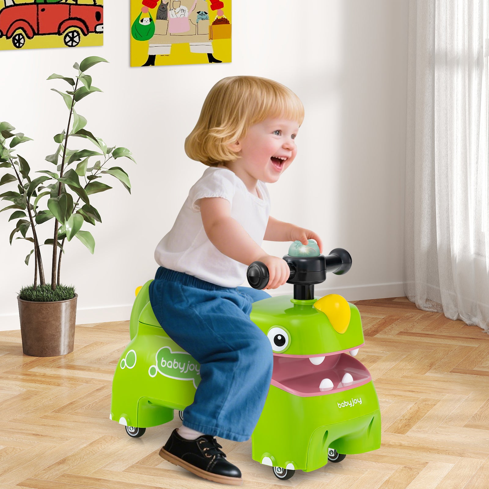 Child Rideables Toddler Ride on Toy Walking Sliding Car wit... | MoogCo Baby