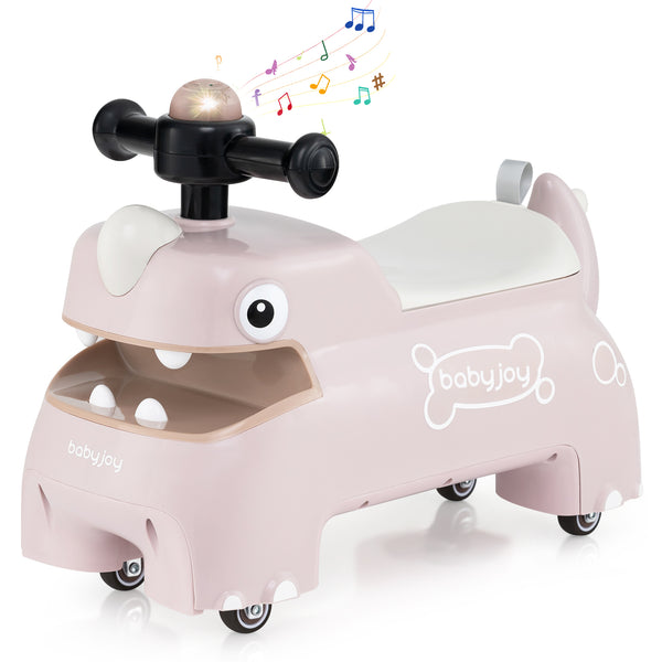 Toddler Ride on Toy Walking Sliding Car with Lights and Music