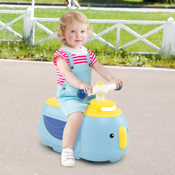 Toddler Ride on Toy with Trailer and Light Music - Educational for Kids