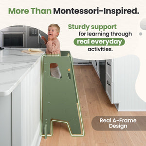 Montessori Toddler Tower - Adjustable Kitchen Stool Helper