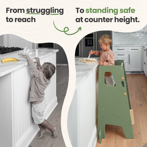 Montessori Toddler Tower - Adjustable Kitchen Stool Helper