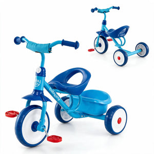 Toddler Tricycle for Boys and Girls 2-5 Years Old  with Removable Rear Storage Basket