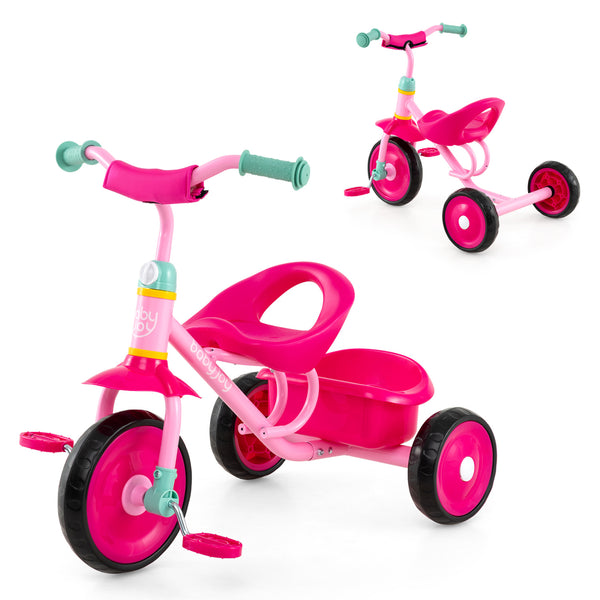Toddler Tricycle for Boys and Girls 2-5 Years Old  with Removable Rear Storage Basket