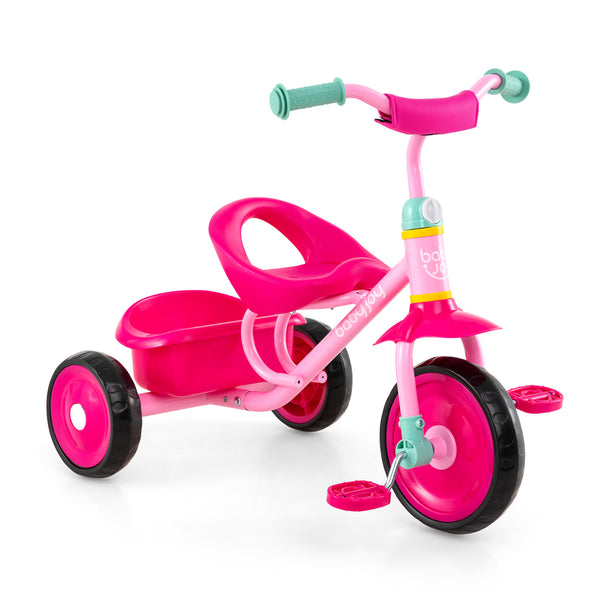 Toddler Tricycle for Boys and Girls 2-5 Years Old  with Removable Rear Storage Basket