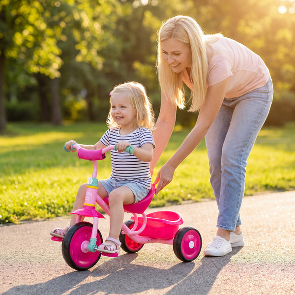Toddler Tricycle for Boys and Girls 2-5 Years Old  with Removable Rear Storage Basket