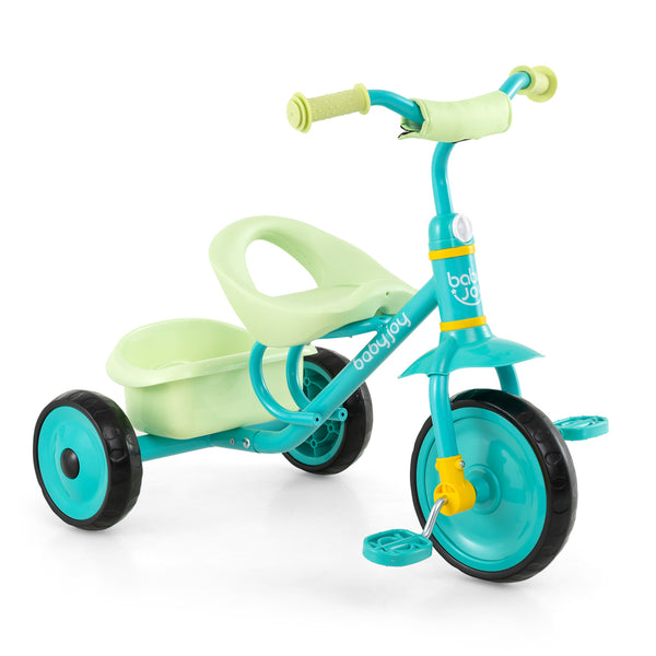 Toddler Tricycle for Boys and Girls 2-5 Years Old  with Removable Rear Storage Basket