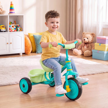 Toddler Tricycle for Boys and Girls 2-5 Years Old  with Removable Rear Storage Basket