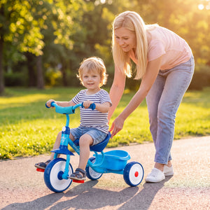 Toddler Tricycle for Boys and Girls 2-5 Years Old  with Removable Rear Storage Basket