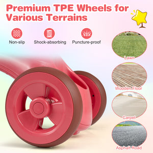 Toddler Tricycle with Limited Steering with Front Baskets and Bell for Toddlers