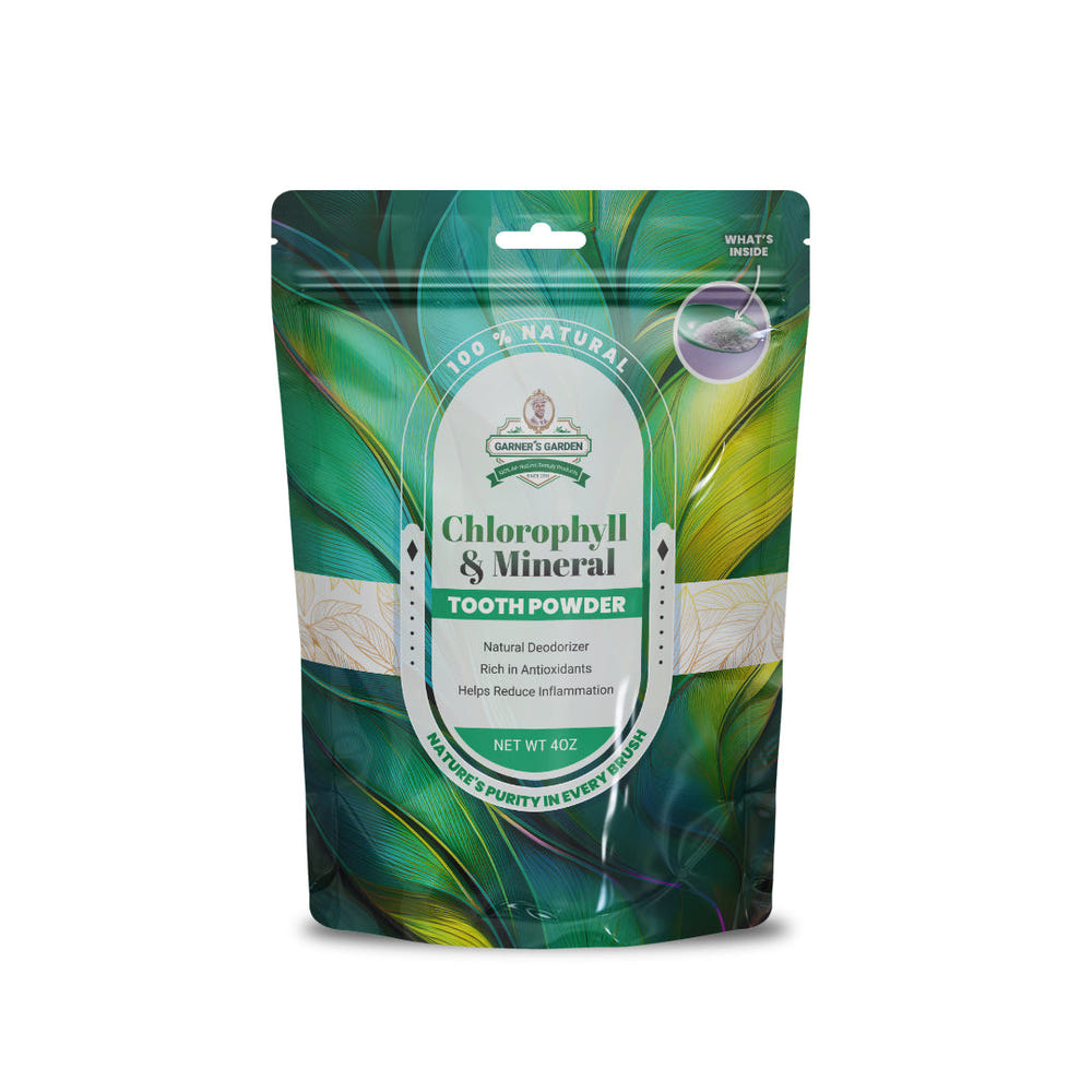 Garner's Garden Chlorophyll & Mineral Tooth Powder Fluoride Free