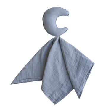 Soft Moon Lovey Blanket for babies, perfect for cuddling and comfort.