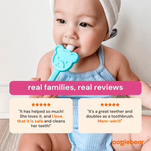 oogiebear 360° training toothbrush & teether