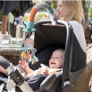 Dingle Dangle Baby Travel Mobile in angle 9 view, perfect gift for soothing babies on the go.