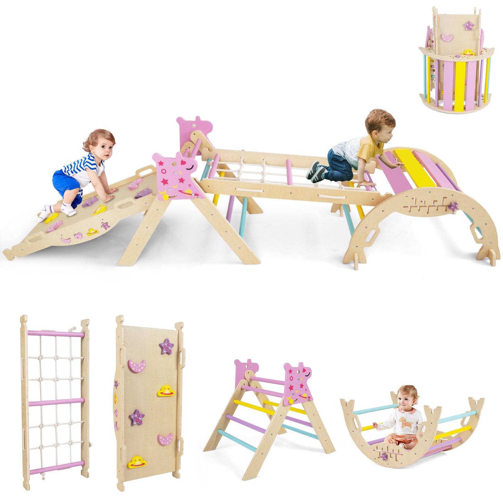 Triangle Set 8-in-1 Foldable Baby Climbing ... | MoogCo Baby