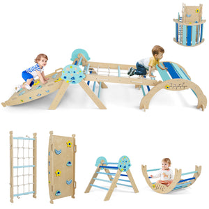 Triangle Set 8-in-1 Foldable Baby Climbing Toys Unicorn Theme